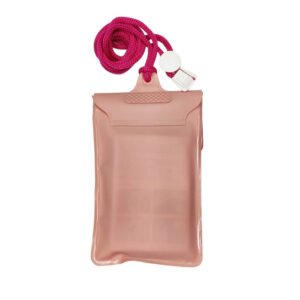 Waterproof Car Key FOB Case Floating Wallet Pouch for Remote Keys ID Credit Card Cash Money Dry Bag Holder for Swimming Pink