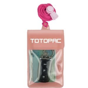 TOTOPAC Waterproof Car Key FOB Pouch Pink