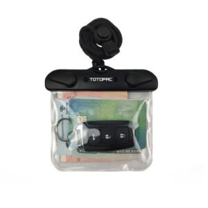 Waterproof Car Key FOB Case Floating Wallet Pouch for Remote Keys ID Credit Card Cash Money Submersible Dry Bag Holder (Transparent)